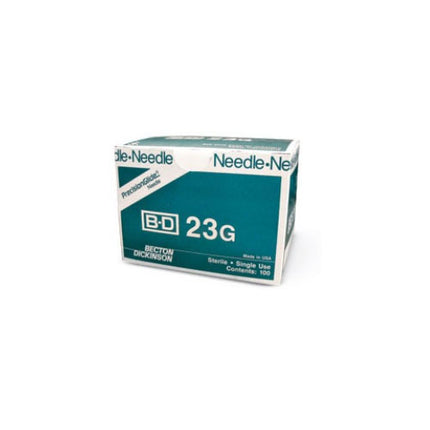 BD PrecisionGlide™ Hypodermic Needle, 23GA, 1-1/2", 100/box 10 Box/case 305194