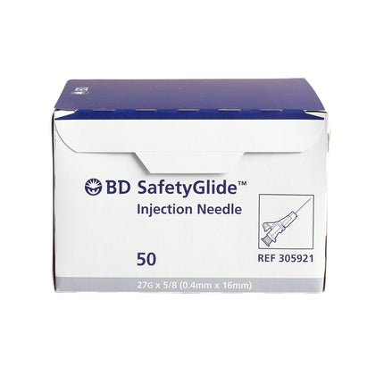 27G x 5/8 in. BD SafetyGlide™ Needle only 50 each/box, 10 box/case BD 305921
