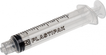 BD General Use Syringe, No Needle, Luer-Lok Tip, 5mL 125 each/box, 4 box/case 309646