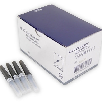 BD Vacutainer® Multi-Sample Blood Collection Needle, 22GA x 1", 100 each/box, 360210