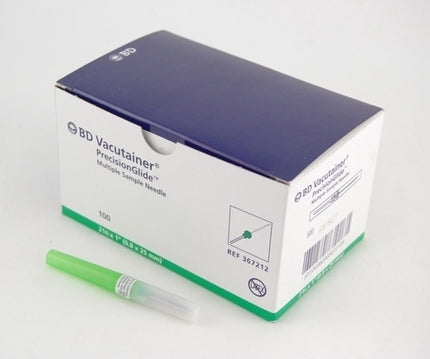 BD Vacutainer® Multi-sample Blood Collection Needle 21G x 1", 100 each/box, 360212