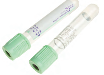 BD Tube Vacutainer Hemo 13x100mm 4.5ml Barricor Lime 100/Box 10/Box/Case 365049