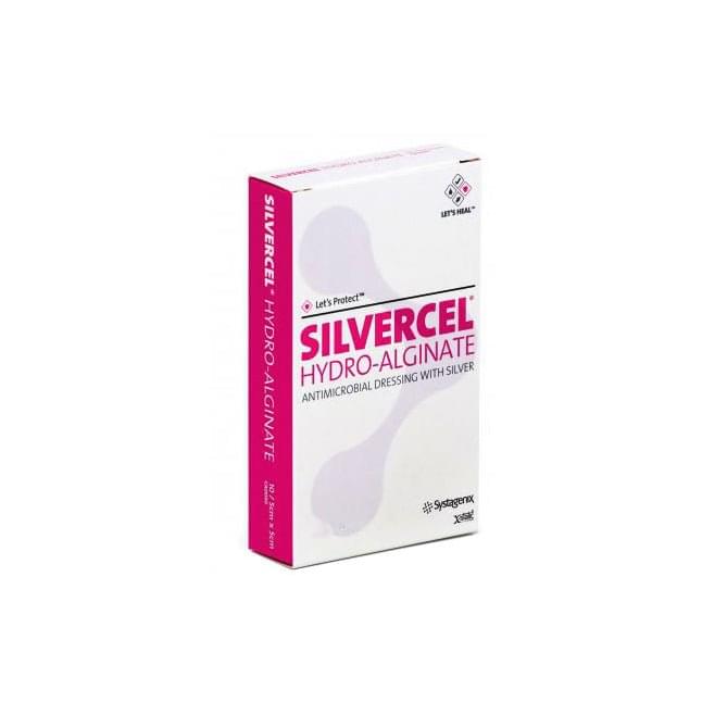 3M (Solventum) 3M™ Silvercel™ Hydro - Alginate Antimicrobial Dressing with Silver 5 x 5cm 10 each/box, 5 box/case CAD050 - A Medi Supplies