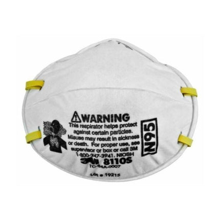 3M Non-Medical Molded N95 Particulate Respirator for Small Faces, Regular Size, 20/BX, 8210