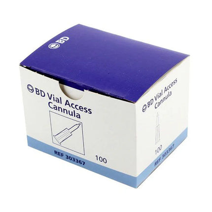 BD Interlink Vial Access Cannula 100 each/box, 10 box/case 303367
