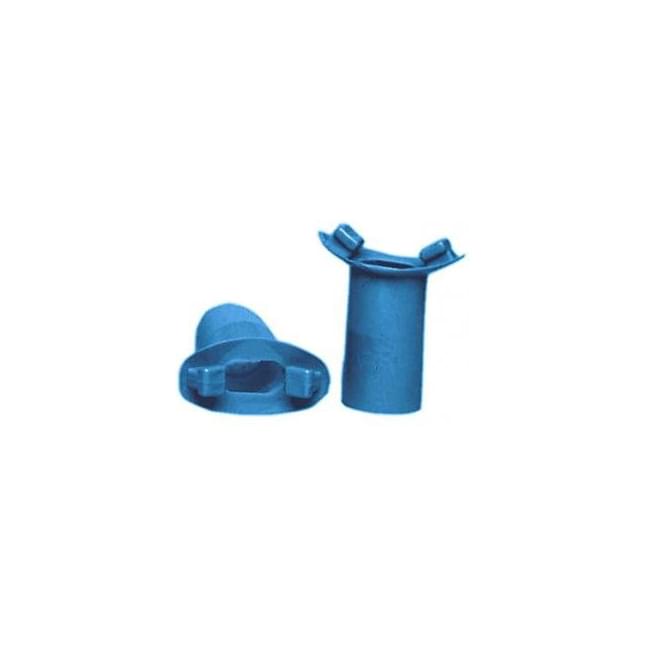 VacuMed Spirometer Mouthpiece, Adult, Vinyl, Large, Blue, SZ L, 10 each/pack, 1003.
