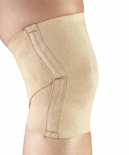 Airway Champion Criss - cross Knee Support W/ Spiral Stays Small (10 - 12 3/4)" Beige Stretch Elastic, 1 Each, 0057 - S - A Medi Supplies