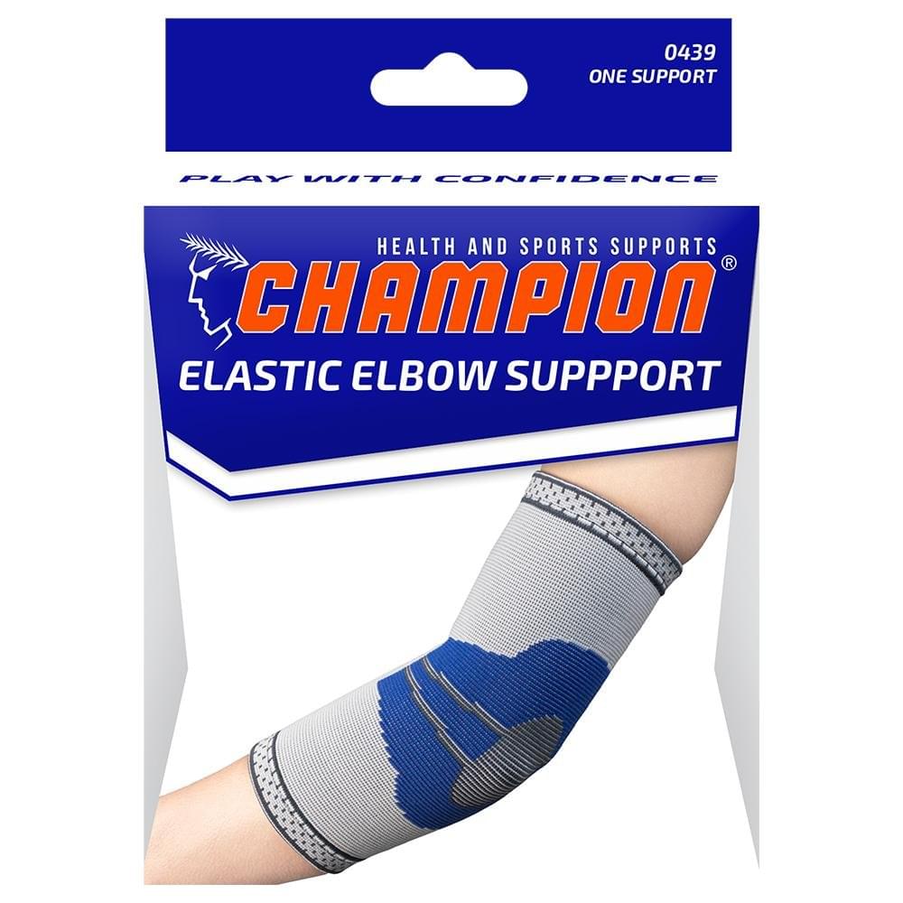 Airway Champion Elastic Elbow Support, Light - grey X - Large, 1 Each, 0439 - XL - A Medi Supplies