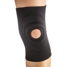 Airway Champion Neoprene Knee Support w/ Stabilizer Pad XL (20 - 22"), Black Latex Free, 1 Each, 0309BL - XL - A Medi Supplies