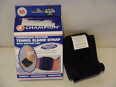 Airway Champion Otc Neoprene Elbow Strap W/ Pressure Pad Medium (9 3/4 - 11") Tennis Elbow/repeat Stress, 1 Each, 0301BL - M - A Medi Supplies