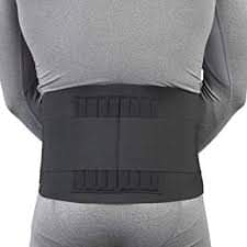 Airway Heavy Dute Elastic Sacro Brace, Black, Universal 28 - 50", 1 Each, 2886 - A Medi Supplies