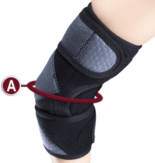 Airway Otc Elbow Support Wrap, Minimum Support, Black, Small (7.75 - 9.75"), 1 Each, 2429 - S - A Medi Supplies