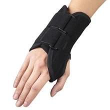 Airway OTC Maximum 8" Wrist Splint Left Black X - Small (4 1/2 - 5 1/2") W/ Removable Palmar Splint & Flexible, 1 Each, 2383L - XS - A Medi Supplies