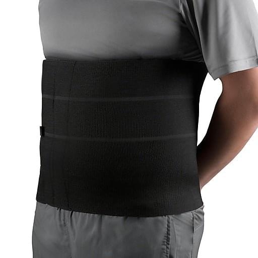 Airway OTC Maximum Heavy Duty Four Panel Abdominal Binder 12" Black, 3 X - Large (49" - 52"), 1 Each, 2510BL - 3L - A Medi Supplies