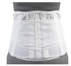 Airway OTC Maximum Lightweight Lumbosacral Support MD (32 - 38") 7" Front/11" Back White Latex - free, 1 Each, 2884 - M - A Medi Supplies