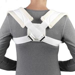 Airway OTC Medium Clavicle Strap XS (20 - 24") Figure 8 Design W/ Adjustable Tension White Latex - free, 1 Each, 2453 - XS - A Medi Supplies