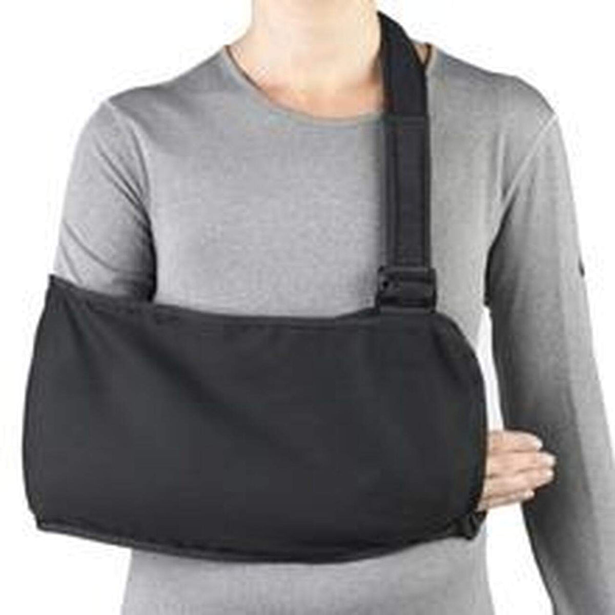 Airway OTC Medium Lightweight Shoulder Immobilizer W/ Removable Webbing XL (10x20") Black, 1 Each, 2464XL - A Medi Supplies