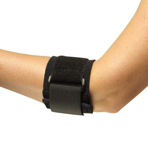 Airway Tennis Elbow Strap With Pad, Black, Small, 1 Each, 0043BL - S - A Medi Supplies