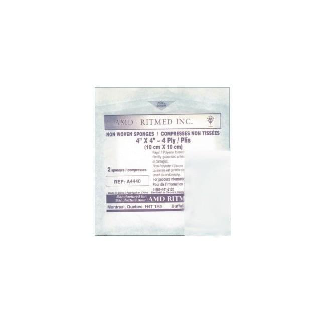 AMD Ritmed Gauze Sponge, 4 - Ply, White, 3X3IN, 200 each/pack, 2103 - CH - A Medi Supplies