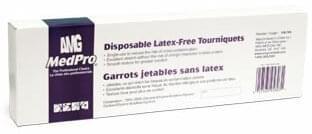 AMG Medical MedPro® Tourniquet, Latex - Free, Disposable, Bulk 1 X 18in Blue Flat 250 each/box, 118 - 784 - A Medi Supplies