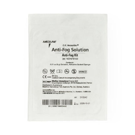 Sterile Anti-Fog Solution Kit with Sponge, 20/CS, NONFB100