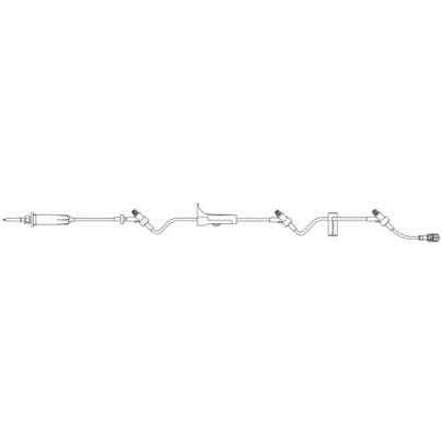 B. Braun Gravity IV Administration Set, With Three CARESITE® Injection Site, 15drops/mL, 20mL, L112" 50 each/case 354205 - A Medi Supplies