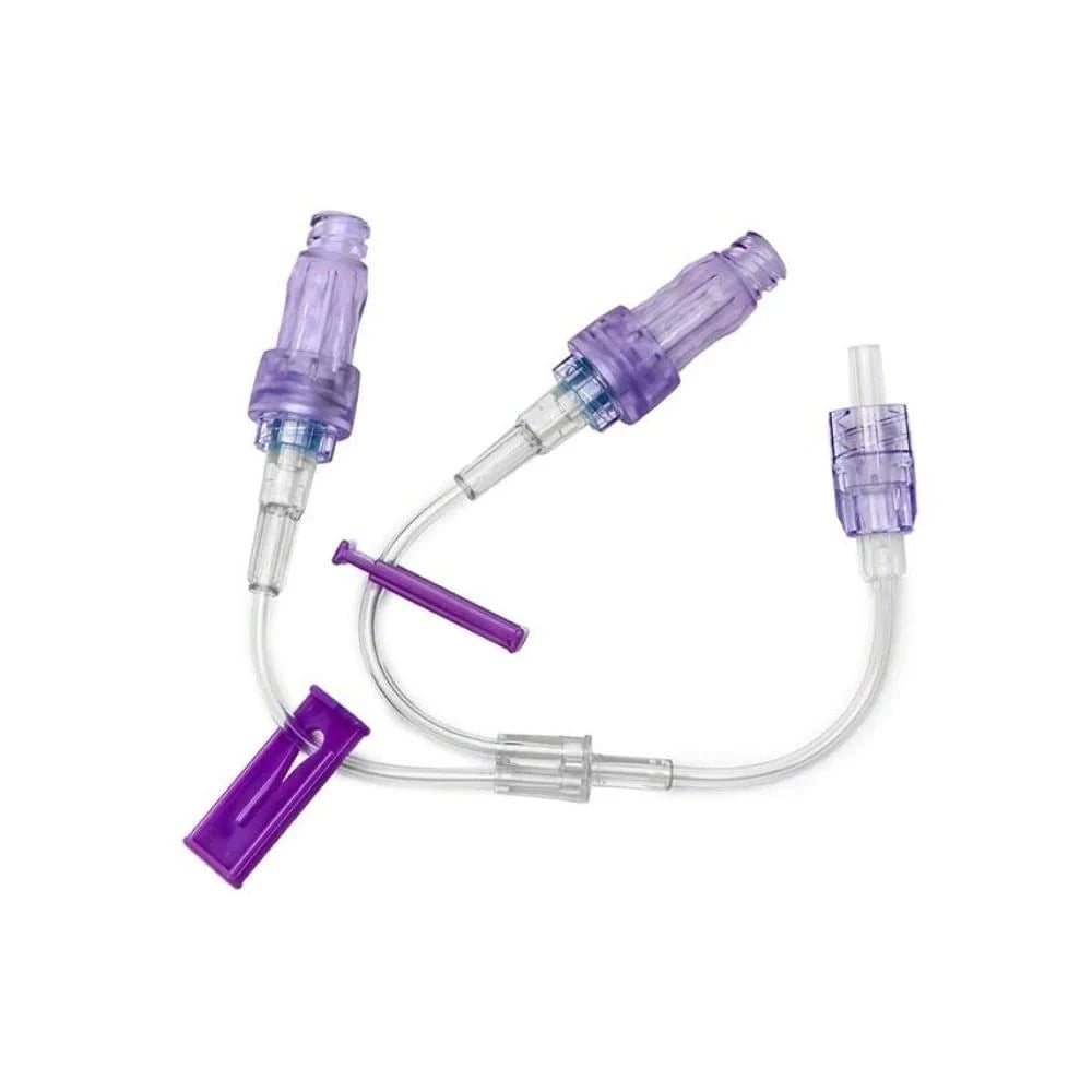 B. Braun Set Ext Caresit Lad 2 Purple Slide Clam 50 each/case 354250 - A Medi Supplies