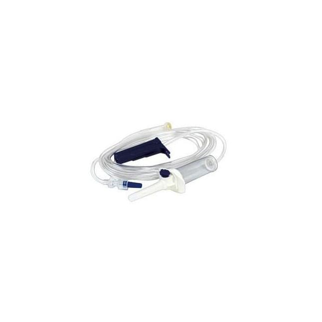 B. Braun Primary Gravity IV Administration Set, With Two Non - Needle - Free Injection Site, 18mL, L84", 15 drops/mL, 10/Pack, 50 each/case V1421 - 20 / BBV1421 - 20 - A Medi Supplies
