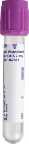 BD Tube Vacutainer Hemo+13 X 75mm 4 Ml Lav P56 100/Box 10Box/Case 367861