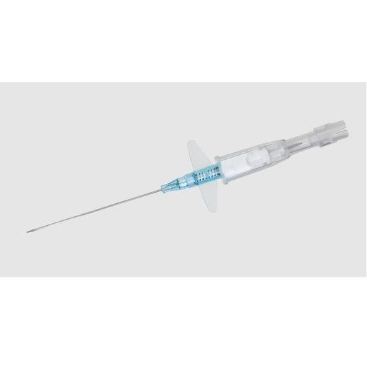 BD Cathena Safety IV Catheter with BD Multiguard Technology 20GA 1.25" Pink Without wings 50 each/box, 386804