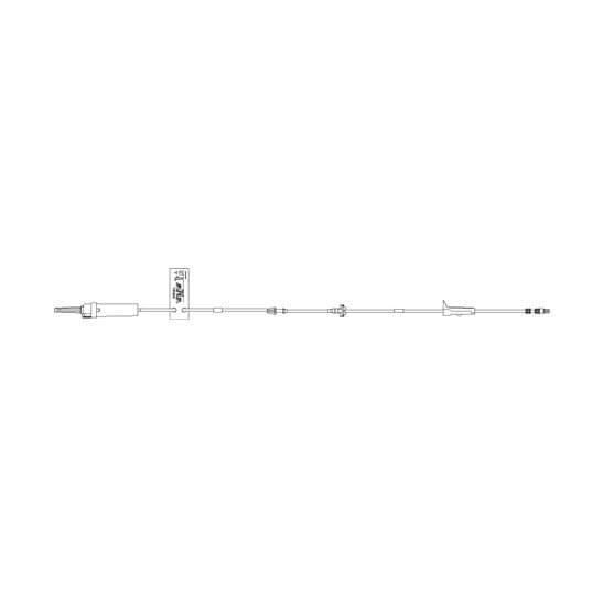 BD Infusion Set, Standardbore Tubing, 23mL Priming Volume 20 each/case 2260 - 0500 - A Medi Supplies