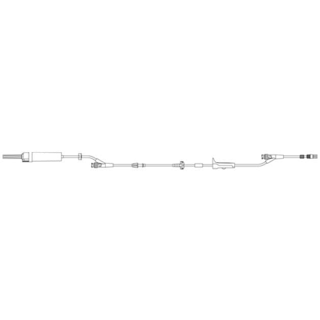 BD Infusion Set, Standardbore Tubing, 25mL Priming Volume 20 each/case 2420 - 0007 - A Medi Supplies