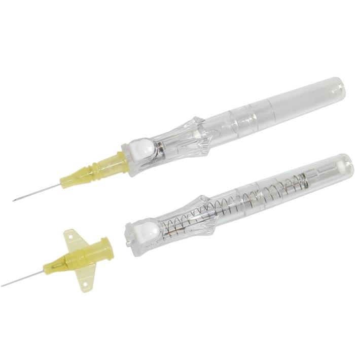 BD Insyte Autoguard Catheter Yellow24GA x 0.56", 50 each/box, 381811 - A Medi Supplies