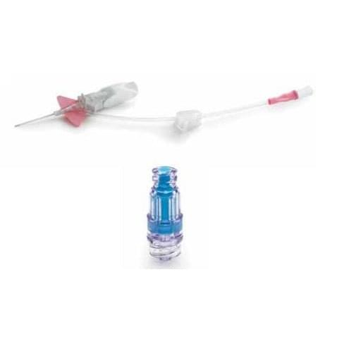 BD Nexiva Closed IV Catheter System Yellow 24GA x 0.56" single port with BD MaxZero Needle - free Connector 20 each/box, 383550 - A Medi Supplies