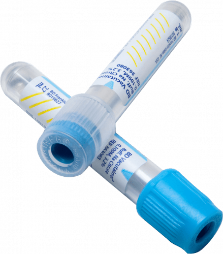 BD Vacutainer® Plus Citrate Tube, L75mm, OD 13mm, 2.7mL Draw Volume 100 each/box , 363083 - A Medi Supplies