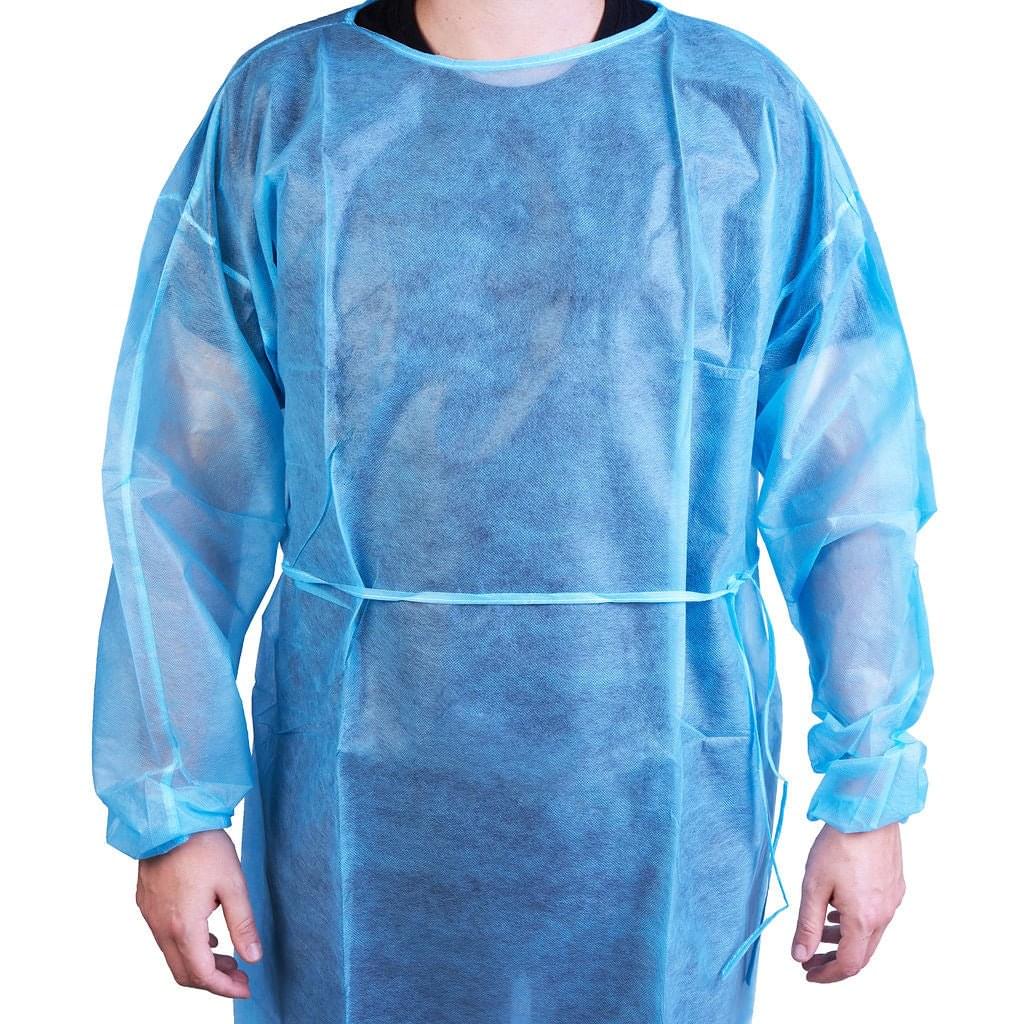 Belpro Medical Blue Isolation Gown 28g, 50 each/case, IG - 28B - A Medi Supplies