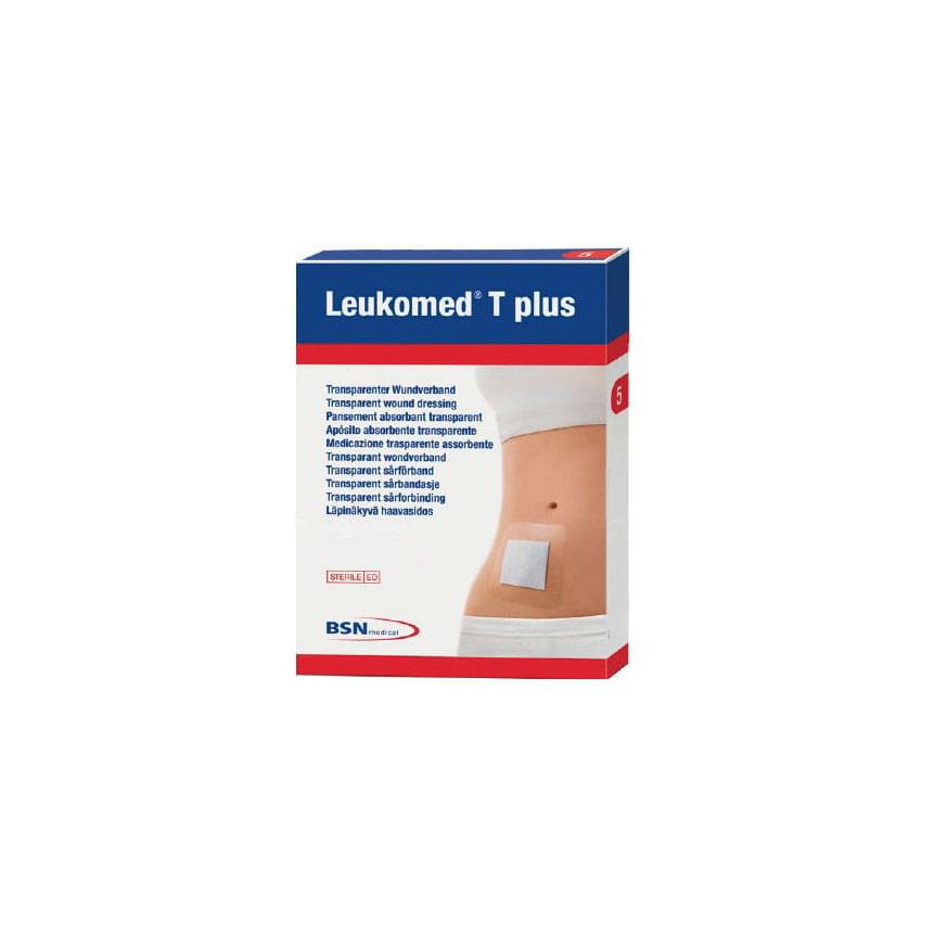 BSN Medical Leukomed® T Plus Transparent Dressing, Adhesive, with Absorbent Pad, Hospital Pack, W8cm x L10cm 50 each/box, 7238201.