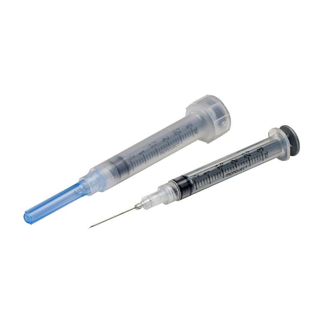 Cardinal Health Monoject™ SoftPack Needles and Syringes 3 mL, 20 G x 1", 100 each/box, 1180320100 - A Medi Supplies