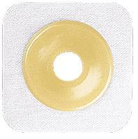 Convatec Natura® Flexible Stomahesive® Skin Barrier, 4" x 4" (10cm x 10cm) White, Cut - to - Fit Stoma Opening 1/2" - 1" (13mm - 25mm), Flange 1 - 1/2" (38mm) - Box of 10, 125258 - A Medi Supplies