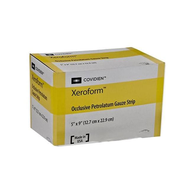 Cardinal Health Xeroform™ Non - Adherent Occlusive Petrolatum Dressing, 5in X 9in,sterile, 50 each/box, 8884433605 - A Medi Supplies