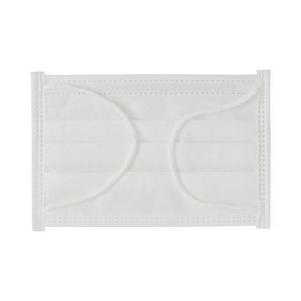 CURAD Children’s Face Mask with Ear Loops, White, 50/BX, CUR380