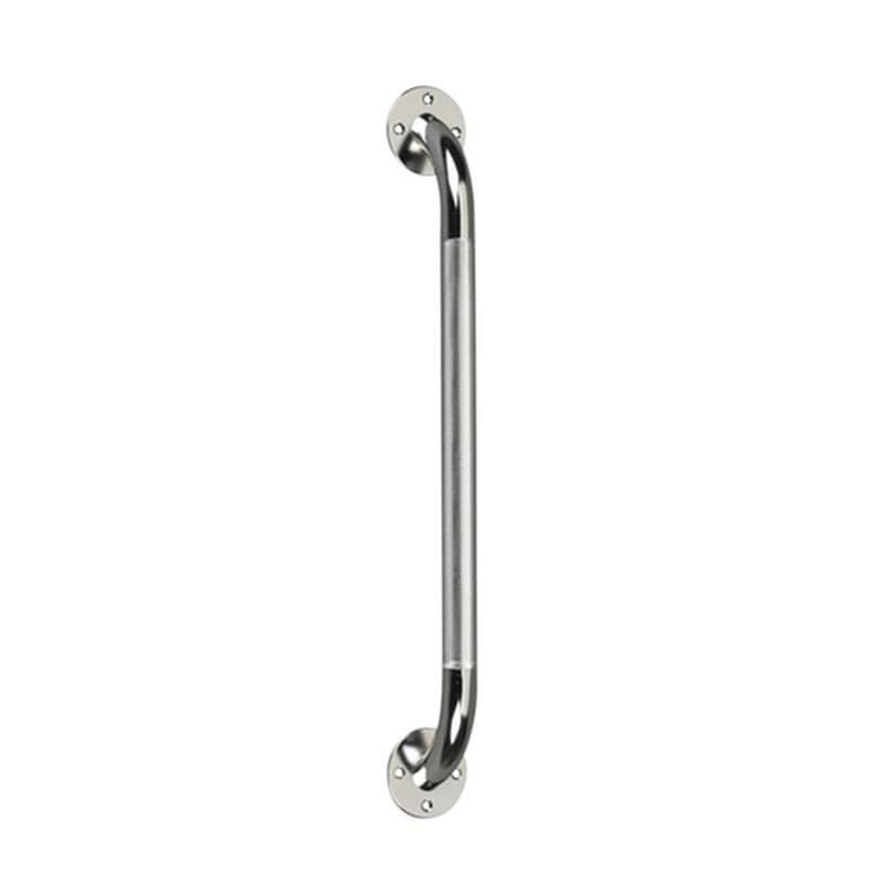 Drive Medical Chrome Knurled Grab Bar, 18", 1 Each, RTL12118 - A Medi Supplies