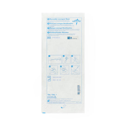 Medline Reusable Laryngeal Mask Airway, Size 2, Infant: 22–44 lb. (10 kg - 20 kg), 1 each, DYND280020