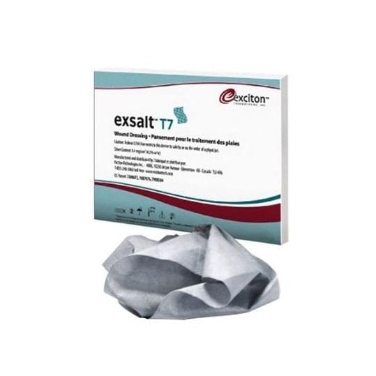 Exciton Technologies Inc. Exsalt® T7 Silver Wound Dressing 15X15 cm 10 each/box, 4 box/case T70606 - A Medi Supplies