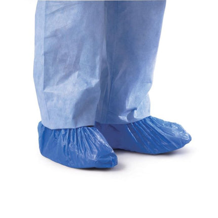 Medline Fluid-Resistant Polyethylene Shoe Cover, One Size Fits Most, 1000/CS, CRI2010