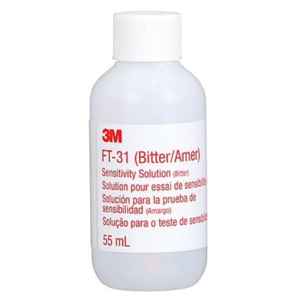 3M Test Solution for N95 Qualitative Fit Test Kits for Face Masks, Bitter Solution, Sensitivity Solution, 1 Bottle, FT-31