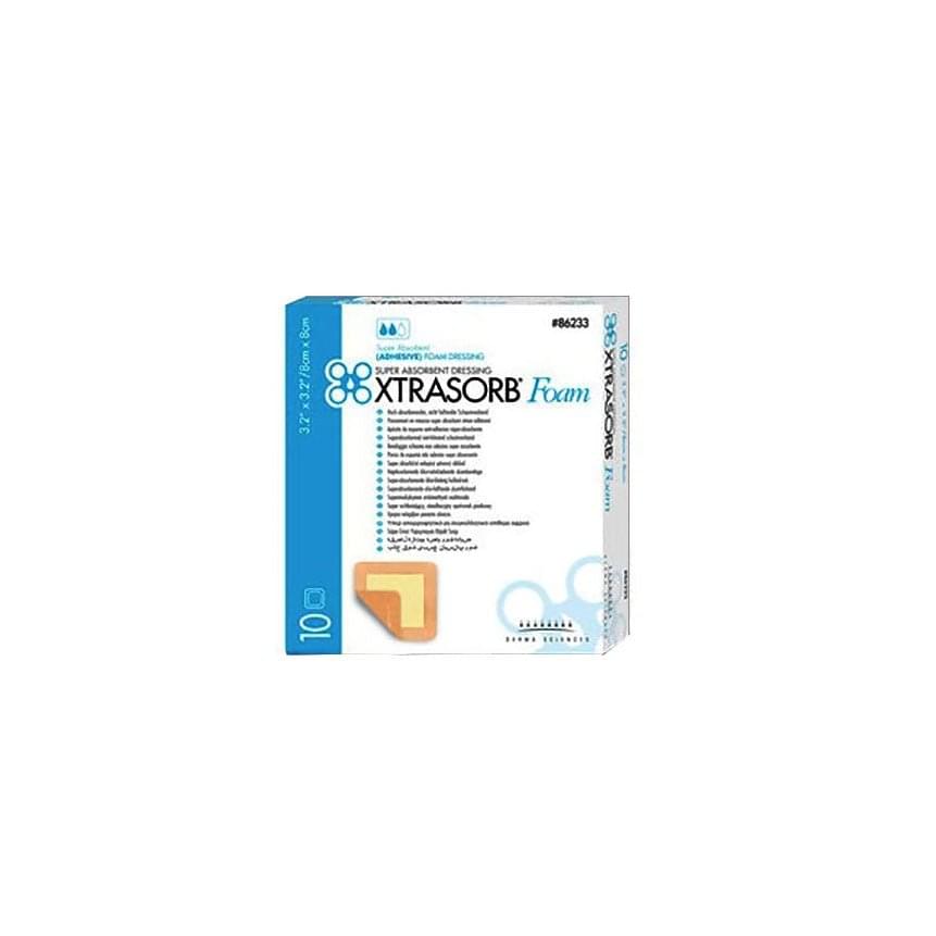 Gentell Inc (Derma Sciences) Xtrasorb® Foam Dressing, W3.2" X L3.2" 10 each/box, DUP86233 - A Medi Supplies