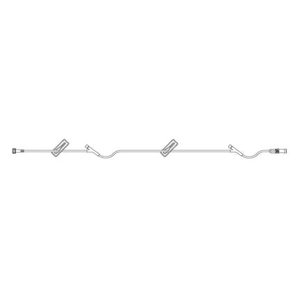 ICU Medical Extension Set, Macrobore, Prepierced Y-Sites, 32" 48 each/case 12648-28