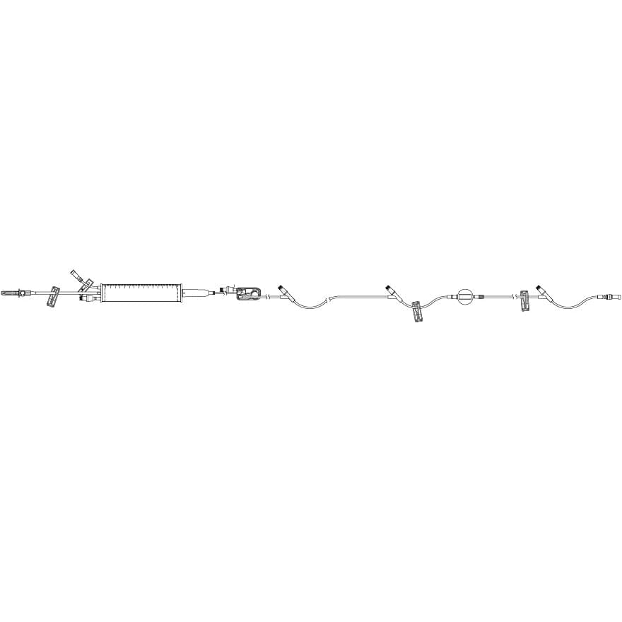 ICU Medical 150mL Burette PlumSet™ , Microbore, Clave™ Y - Site, 0.2 Micron Filter 48 each/case 14271 - 28 - A Medi Supplies