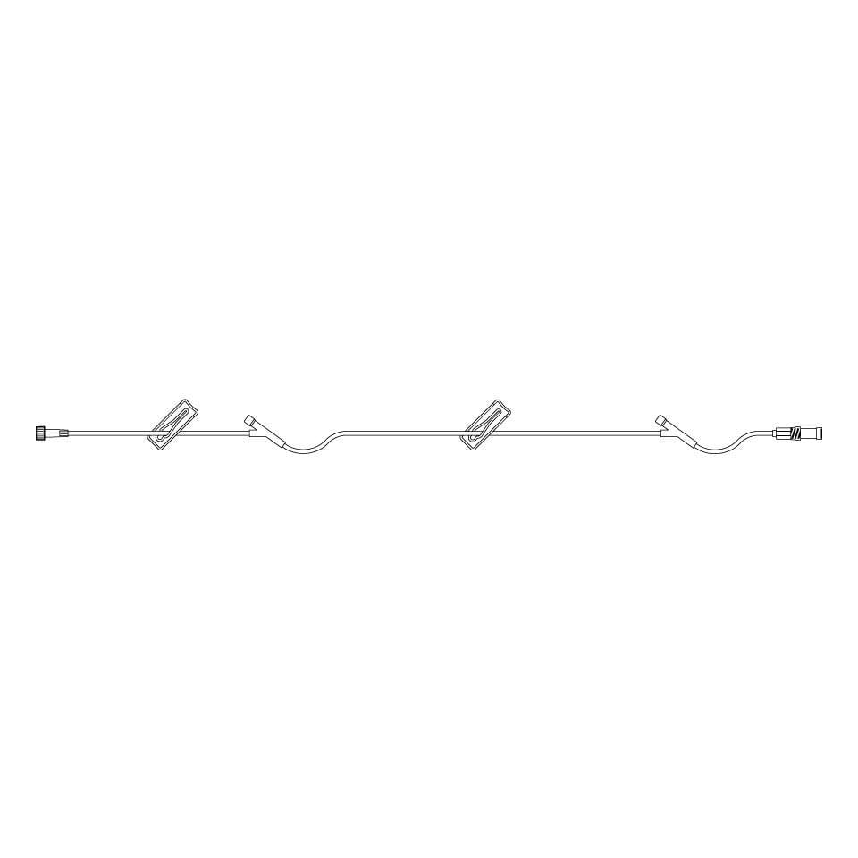 ICU Medical Extension Set, Macrobore, Prepierced Y - Sites, 32" 48 each/case 12648 - 28 - A Medi Supplies